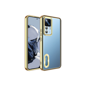 For Xiaomi Mi 12T Premium Gold Silicone Case NXXA Omega Logo Display Camera-Protected Phone Cover Free Sample - Product Image 1