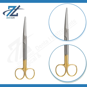 Mayo Dressing กรรไกรทังสเตนคาร์ไบด์แบบแข็งตรงยาว140มม. ผู้ผลิตเครื่องมือผ่าตัดจากปากีสถาน - Product Image 3