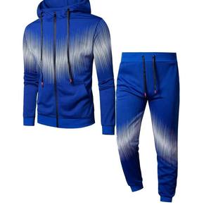 Survêtement à fermeture éclair pour hommes de qualité supérieure 500 GSM coupe confortable et couleurs unies hiver chaud nouveauté vente couleur Unique pour hommes - Product Image 1