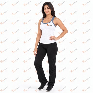 <b>Women</b> Premium Tank Top <b>Sleeveless</b> Fitness Gym Workout Running Yoga Training Sportswear Athletic Activewear <b>Shirt</b> Breathable - Product Image 3