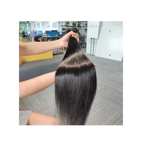 Best Quality Double Drawn Hair Raw Virgin Remy Human Hair for <b>Braiding</b> Natural Color Unwefted Human Bulk Hair From Bangladesh - Product Image 3