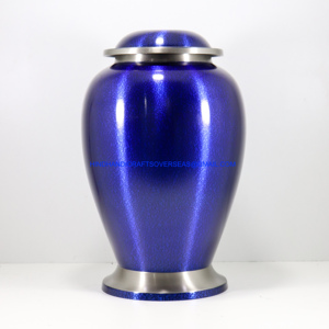 Urna de cremación de nube de Metal sólido para cenizas Urna funeraria de alta calidad con acabado antiguo de estilo americano para almacenamiento de restos humanos - Product Image 5