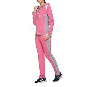 Diseño de logotipo personalizado 100% algodón ligero trajes de chándal de mujer estilo casual de talla grande para adultos característica transpirable para el invierno - Product Image 3