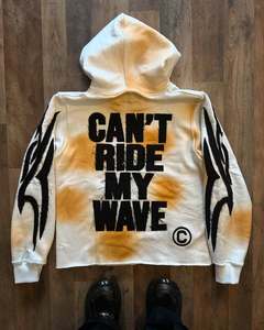 ชุดวอร์มแบบสวมหัวสำหรับผู้ชายสไตล์วินเทจโอเวอร์ไซส์ผ้า500gsm มีฮู้ดปักลายและกางเกงเรียกเหงื่อทำจากผ้าฝ้าย100% - Product Image 5