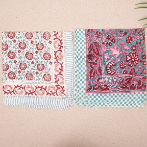 Juego de 10 Pañuelos Boho de Algodón Hechos a Mano, Bufanda Ligera con Estampado Paisley, Regalo Ecológico - Product Image 3