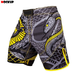 Pantalones Cortos Deportivos de Boxeo para Entrenamiento y Combate, Impresión Digital, 100% Poliéster, Unisex, Servicio OEM, Venta al Por Mayor - Product Image 6