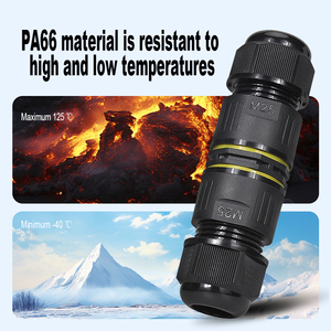 Conector de Cable Impermeable IP68, Conexión Rápida, Adaptador de Terminal Eléctrico, Conector de Cable Adecuado para Reparación y Extensión - Product Image 5