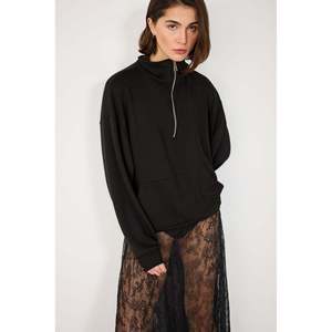 Sweat-shirt modal à demi-zip quotidien (Viscose/Polyester) - Product Image 2