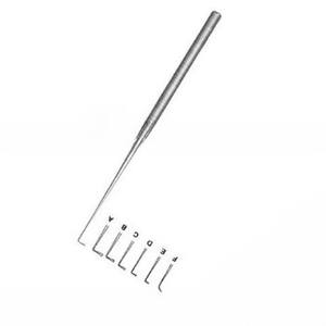 Wagener Oreille Hooklet 14cm Fig.4 Haute Qualité Logo Personnalisé En Acier Inoxydable Manuel Chirurgical Utologie Instruments - Product Image 5