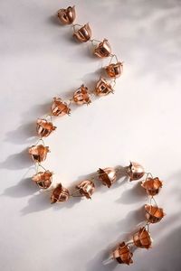 Chaîne de pluie en métal au design antique traditionnel pour améliorer le paysage de jardin extérieur avec fonction d'écoulement des eaux de pluie - Product Image 5