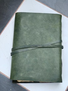 Journal de clés en cuir vintage fait à la main avec fil de papier à coudre et couture de selle pour femmes et hommes - Product Image 4