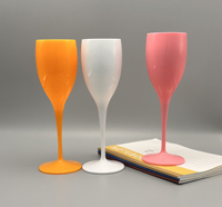 Gobelet à champagne en plastique coloré et personnalisable pour mariage, fête, bar, restauration, vente en gros de coupes à champagne