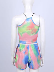 ชุดเซ็ตเสื้อครอปและกางเกงขาสั้นผู้หญิงมาใหม่ พร้อมโลโก้และดีไซน์ตามสั่ง ระบายอากาศได้ดีและแห้งเร็ว - Product Image 4