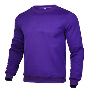 Nouveau sweat-shirt col rond léger 100% coton matériel léger sur mesure Logo impression tenue décontracté Service OEM - Product Image 2