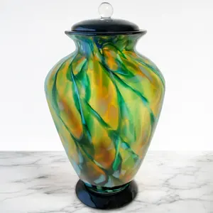 Radiance Hand <b>Blown</b> <b>Glass</b> Cremation Urns for Human Ashes - Product Image 2