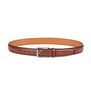 Ceinture en cuir de vache pour homme, design 2025, avec boucle en acier, respirante et durable, décontractée, boucle à ardillon réglable - Product Image 4