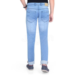 Modern Urban Street Fashion Lightweight Comfortable Stylish Fit <b>Jeans</b> Pants For Casual Daily Wear And Travel Activities - Product Image 4