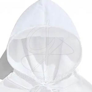 Jersey con capucha blanco de poliéster 100%, chándal informal para hombre, ropa de invierno ecológica con etiqueta privada - Product Image 5