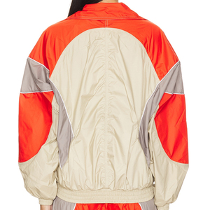 Ensemble décontracté pour femme, ensemble jogging deux pièces, vêtements, ensemble zippé et jogging surdimensionné, ensemble de survêtement ample pour femme, coupe-vent - Product Image 4