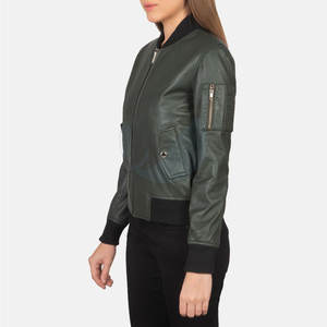 Veste de mode en cuir de mouton de haute qualité pour femmes, respirante et matelassée, nouveauté, vente en ligne - Product Image 2