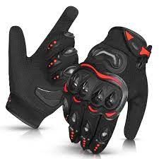 Gants de course d'été en cuir respirant pour motocross Écran tactile compatible avec Dirt Bike Sports Motorcycle Racing - Product Image 2