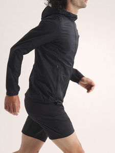 Veste coupe-vent confortable à capuche avec fermeture éclair unique pour homme, style décontracté, vêtements de voyage, douce et chaude, coupe décontractée - Product Image 3