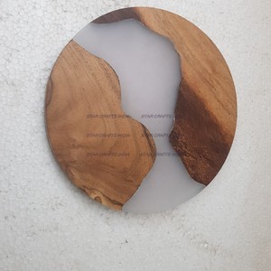 Hot Selling 2024 <b>coaster</b> Sets Stackable Resin Wood <b>Drink</b> <b>Coasters</b> for Bar Tea Beer Coffee Home and Kitchen - Product Image 4