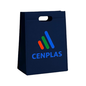 Venta al por mayor Durable D Cut 3D Box PP no tejido reciclable Eco Bag plano de Vietnam CENPLAS proveedor Impresión de logotipo personalizado - Product Image 4