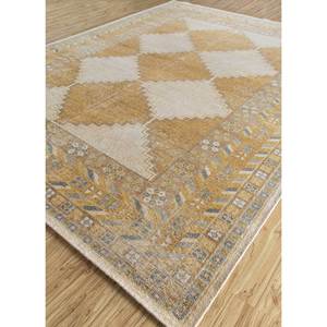 Alfombra de Lana Grande Erbe Classic, Anudada a Mano, Modelo PKWL-7010, con Patrón Geométrico para Sala de Estar, Pasillo o Decoración del Hogar - Product Image 2