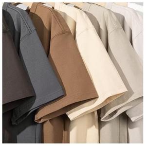 Directo de fábrica, precio bajo, nueva moda, 100% algodón puro, Camiseta con cuello redondo, venta al por mayor, camisetas de manga corta transpirables de verano - Product Image 3