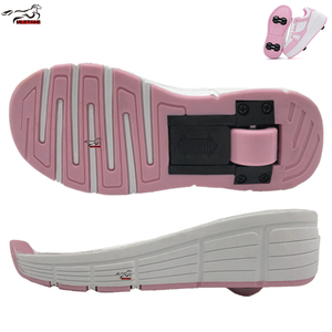 Chaussures <span class=keywords><strong>de</strong></span> ski à roulettes pour enfants Mustang Fashion Style 1 roue, semelles en EVA, confortables, rose, chaussures <span class=keywords><strong>de</strong></span> sport pour la Turquie - Product Image 1