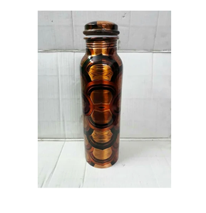 Pure Copper Water <b>Bottle</b> Very Reasonable Price From India Printed Design Durable and Health Friendly Perfect Water <b>Bottle</b> - Product Image 6