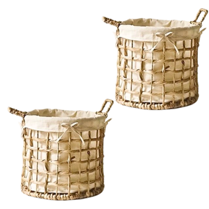 Producto más vendido, cesta de jacinto de agua sostenible, cesta de prueba de pan tejida a mano para entusiastas de la repostería - Product Image 1