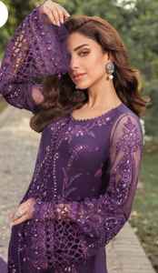 AA IMPEX elegante boda moderna Shalwar Qameez vestido bordado pesado y decoración de encaje de cristal para ropa de fiesta o madre de novia - Product Image 3