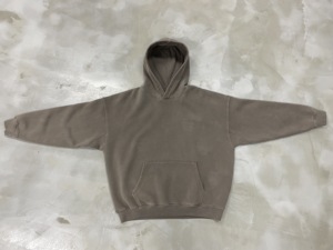 Sudadera con capucha Vintage de buena calidad logotipo personalizado peso pesado sin gráfico 3D Puff impresión sudaderas con capucha para hombres DDP envío - Product Image 3