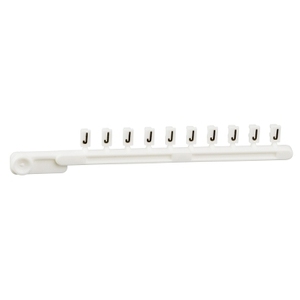 Para SCHNEIDER ELECTRIC Linergy TR Clip-In Marker AB1GJ Serie J Caracteres Simbólicos, Tira de 10 Piezas, Accesorios de Cableado - Product Image 1