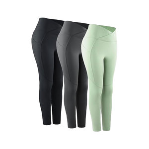 Legging de yoga respirant taille haute avec poche pour femme - Product Image 2
