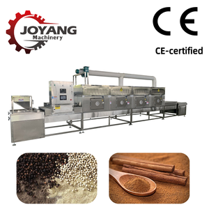 Machine industrielle de stérilisation et de séchage à micro-ondes pour la cannelle, les épices, les assaisonnements, les poudres et les granulés, à traitement continu - Product Image 1