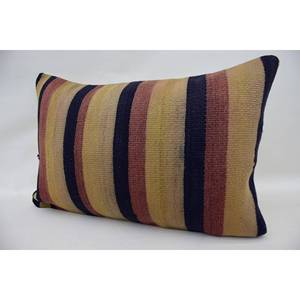 Multicolor 16x24 lana Kilim rayas almohada lujo esponjoso Vintage cojín para sala de estar ropa de cama tejido 18x18 cuadrado decorativo - Product Image 3