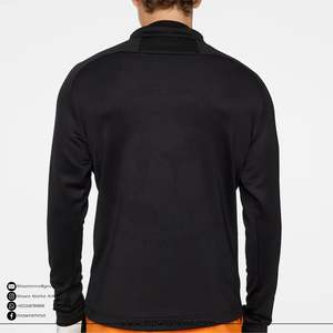 Sudadera Deportiva Unisex con Media Cremallera y Logotipo Personalizado Bordado OEM, de Alta Calidad, para Invierno, al Aire Libre, al por Mayor - Product Image 6