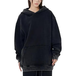 Sudadera de Invierno 2025 para Hombre, con Logotipo Personalizado, de Alta Calidad, Lavado Ácido, Tallas Grandes, Parches Bordados, Transpirable y Resistente - Product Image 2