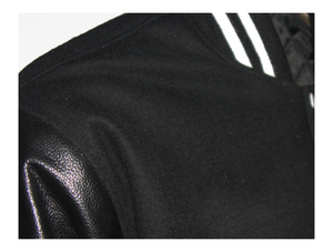 High Quality Unisex Bomber & Varsity <b>Jacket</b> Casual Lightweight Wool/Polyester Varsity <b>Jacket</b> With Original Leather Sleeves - Product Image 3