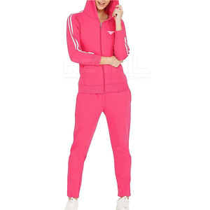 Ensemble de survêtements pour femmes, nouvelle conception 2023, haute qualité, respirant, séchage rapide, tissu en polaire polyester/coton, couleur personnalisée - Product Image 6