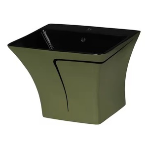 Meilleur prix Designer une pièce Western Commode toilette céramique sanitaire ensemble de salle de bain avec réservoir dissimulé modèles de WC monobloc - Product Image 5