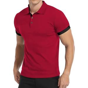 Directo de fábrica, personalizado, para hombre, para camiseta Polo, alta calidad, transpirable, 100% algodón, de talla grande, patrón sólido, diseño liso personalizado - Product Image 5