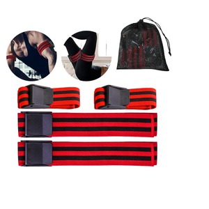 สายรัดออกกำลังกายแบบจำกัดการไหลเวียนของเลือดสำหรับชุดโยคะสายรัดแขนและขาแบบออกแบบโลโก้ได้ตามต้องการ - Product Image 5