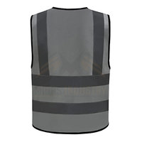 Gilet di Sicurezza da Lavoro per Uomo, Alta Visibilità, Design Mimetico, Traspirante, Asciugatura Rapida, Leggero, in Nylon/Poliestere