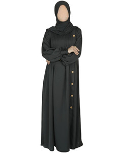 Dernières robes Abaya élégantes pour femmes grandes tailles, modestes, automne/printemps, en tissu léger, vente en gros de vêtements islamiques - Product Image 3