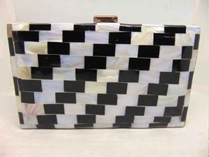 Embrayages de soirée sophistiqués en nacre fabriqués à la main pour femmes sacs à bandoulière faits à la main de style vestimentaire pour un usage quotidien - Product Image 5