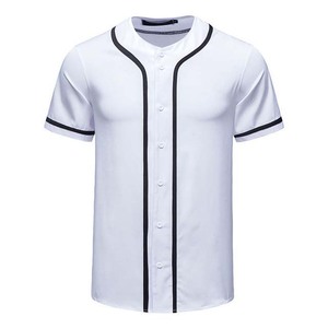 Maillots de baseball d'équipe personnalisés avec matériau en polyester de qualité supérieure, vêtements de sport respirants à col en V, vêtements de baseball et softball pour adultes - Product Image 3